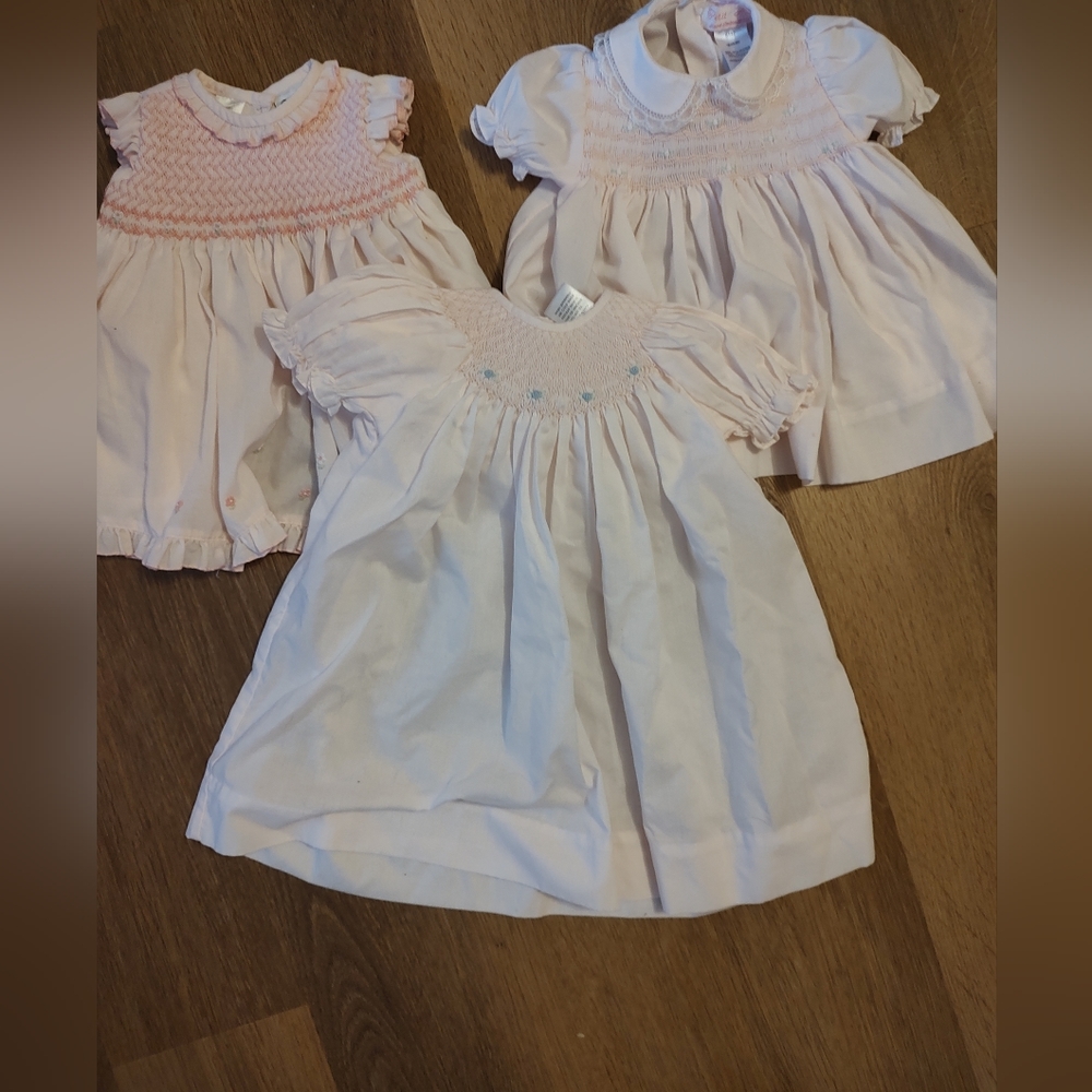 Bundle of 3 smocked dresses
